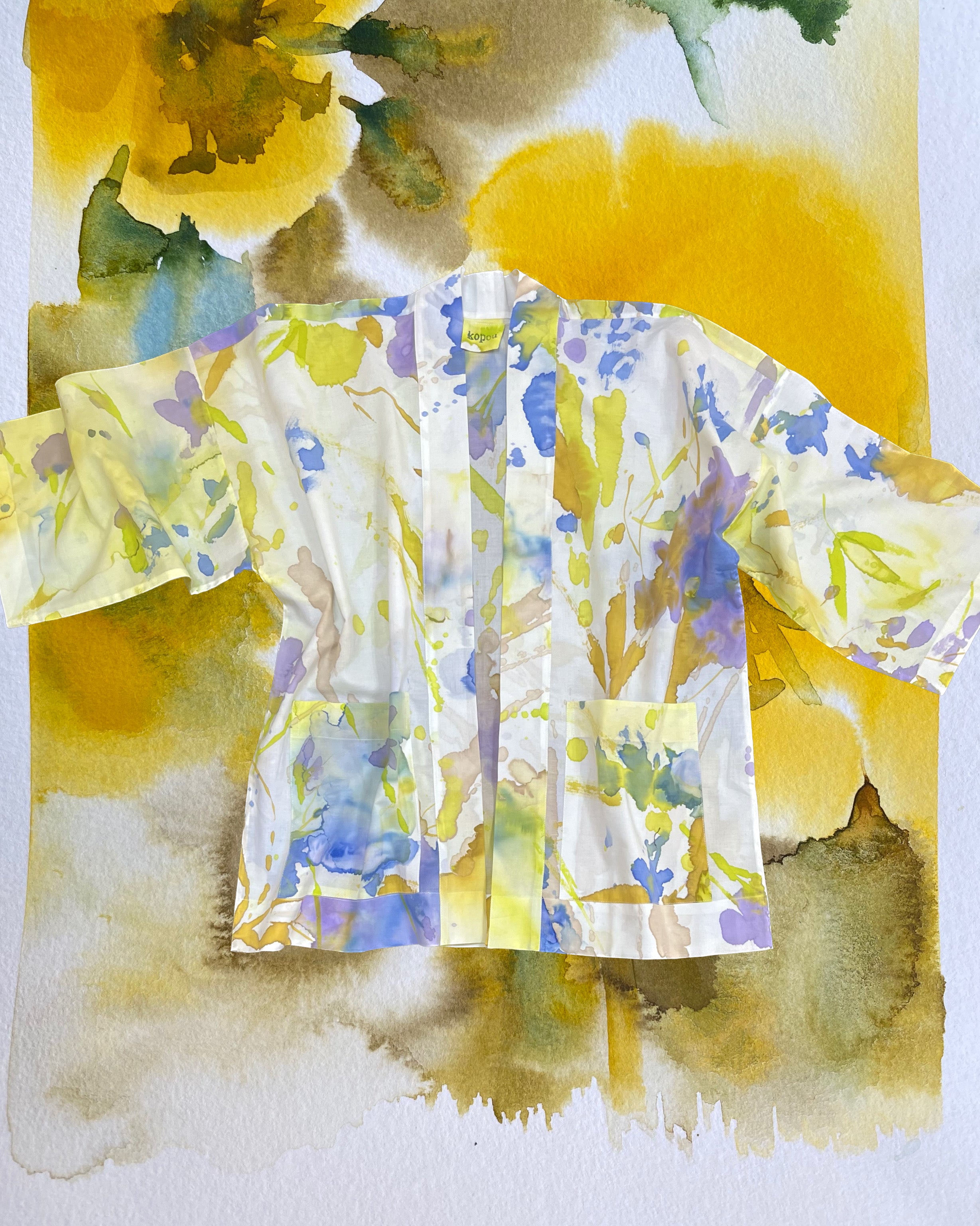 Cotton watercolour jacket