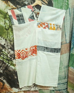 Printed Abstract Handloom Silk Tunic